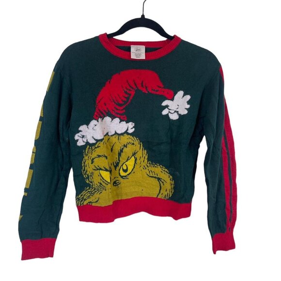 Green and red Christmas sweater - Picture 1 of 3